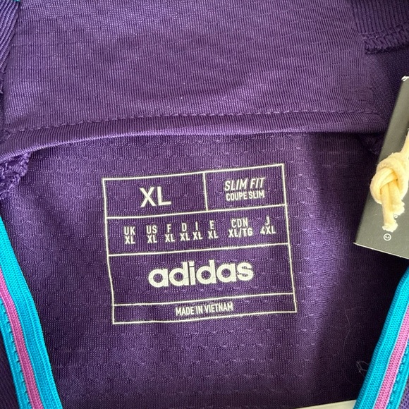 adidas Purple and Blue Men's Jersey - Picture 4 of 6